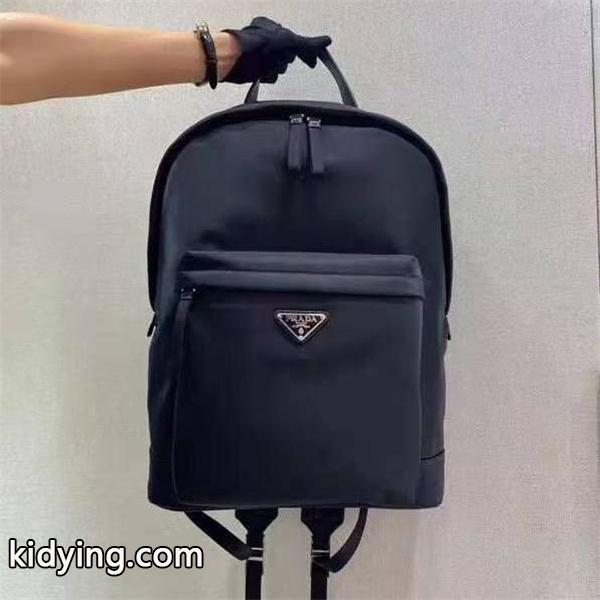 PRADA プラダ コピー プレミアム シンプルな バックパック メンズ ブラック 限定モデル-8
