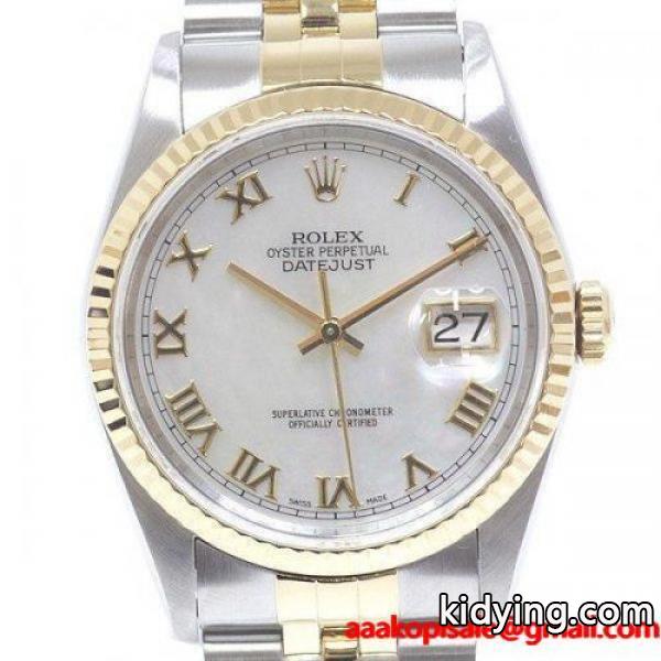 [ロレックス]ROLEX メンズ腕時計 デイトジャスト 16233NR T番（1996年製） ホワイトシェル文字盤 OH済【中古】 :2-12862:質かづさや - 通販ショッピング-0