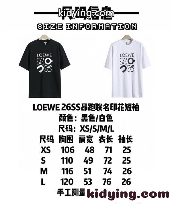 LOEWE プリント 半袖トップス ロエベ コピー オーバーサイズ モダン カジュアル 軽やか-8