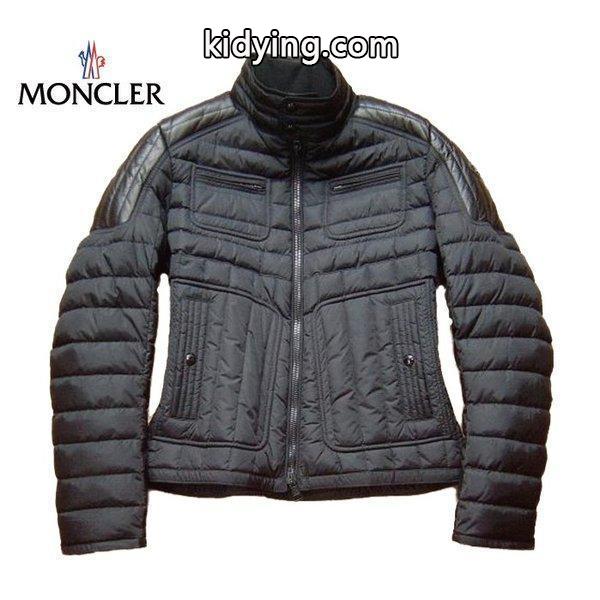 MONCLER モンクレール 2015-2016年秋冬新作 メンズ BAHR(バー) マットブラック(999) ライダース ダウン 高級 アウター :moncler-mens-0364:fashionplate Yahoo!ショップ - 通販ショッピング-0
