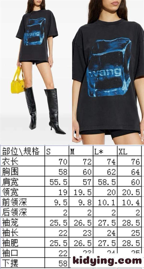 アレキサンダーワン コピー 半袖Tシャツ Alexander wang グラフィック プリント オーバーサイズ ストリート系-7