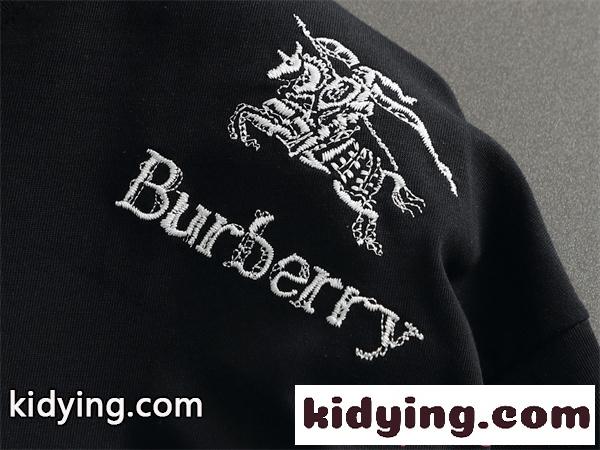 清涼感 バーバリー コピー 半袖カットソー 白 黒 ワンポイント刺繍 シンプル 夏コーデ 楽天人気 BURBERRY-4