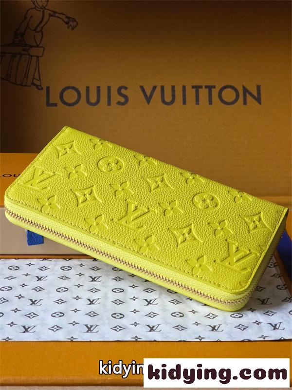 Louis Vuitton コピー ルイヴィトン M27504 長財布 モノグラムアンプラント イエロー ラウンドファスナー ゴールド金具 N級品  スリムウォレット 日本限定風-2