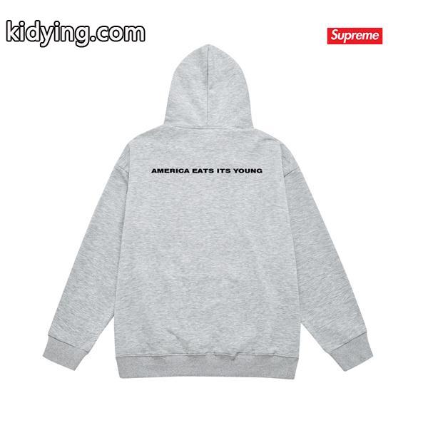 SUPREME シュプリーム コピー 秋冬定番 起毛 ホワイト 人気集中 フォト パーカー-5