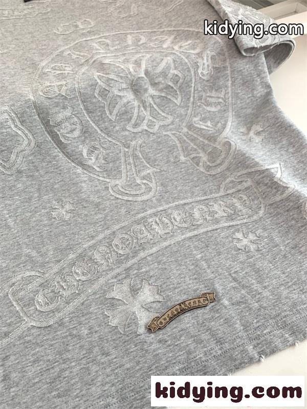 &人気&クロムハーツtシャツコピーグレー色 CHROME HEARTS 激安エレガント上品-6