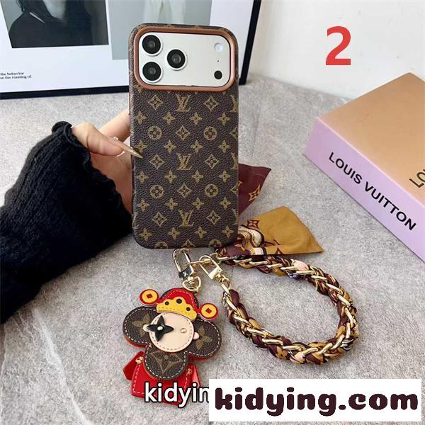 LOUIS VUITTON ルイヴィトン コピー IPHONE17 ケース モノグラム調 レザーデザイン 高級感演出-3