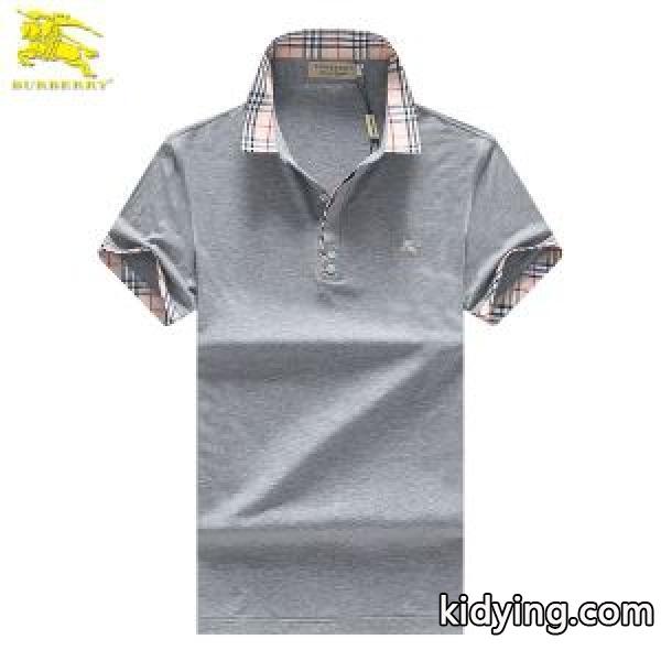 超激安価格 2018春夏新作 バーバリー BURBERRY 半袖Tシャツ 4色可選 吸汗性に優れ_半袖Tシャツ_メンズファッション_スーパーコピーブランド激安通販 専門店-0