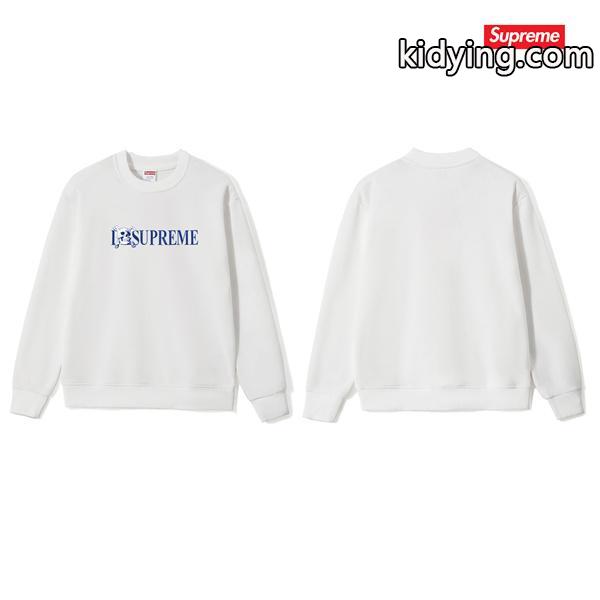 SUPREME シュプリーム コピー 秋冬コーデ 起毛 杢グレー プレミアム ロゴ スウェット-3