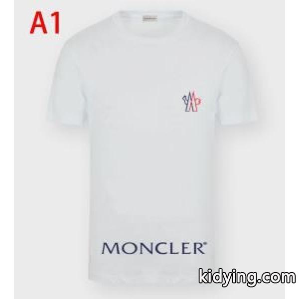 2020SS人気 MONCLER モンクレール スーパーコピー tシャツ コピー 春夏コレクション 新作 シンプルなデザインコットンウェア_半袖Tシャツ_メンズファッション_スーパーコピーブランド激安通販 専門店-0