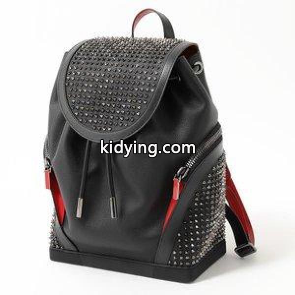 Christian Louboutin クリスチャンルブタン 3175044 EXPLORAFUNK スタッズ レザー バックパック リュック バッグ カラーB115/BK-MULTIMETBK メンズ :300301804:インポートセレクト musee - 通販ショッピング-0