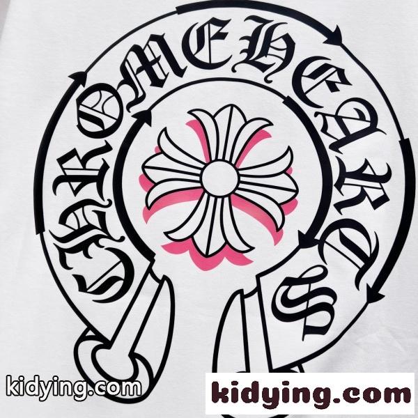 2026新作 Chrome Hearts 激安 クロムハーツ 半袖Tシャツ クロスロゴ バックプリント コットン クルーネック ストリート ユニセックス 人気アイテム-11
