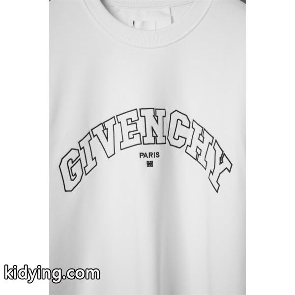 ジバンシー GIVENCHY コピー 2025秋冬必須アイテム 注目 ブラック アーチ型ロゴ パーカー-3