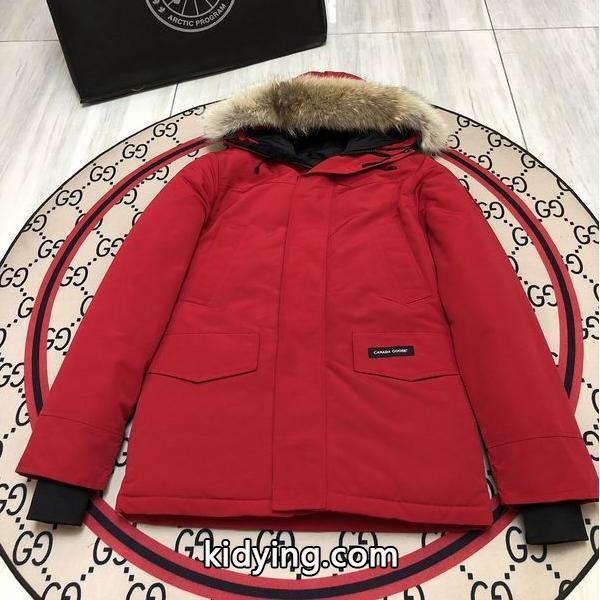売れ筋おすすめモデル カナダグース Canada Goose 2025秋冬 レッド ダウンジャケット 偽物-0