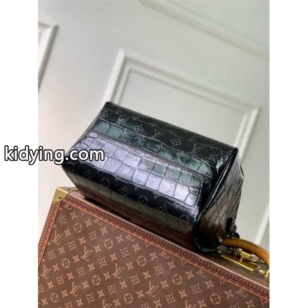 Louis Vuitton ルイ・ヴィトン コピー Speedy P9 30 スピーディ N87504 ブラック クロコダイルレザー 高品質 モノグラム ハンドバッグ-3