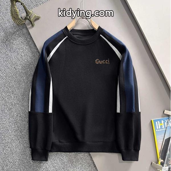 GUCCI スーパーコピー トレンド スポーティライン スウェット ブラック グッチ 長袖 トレーナー グッチ-0