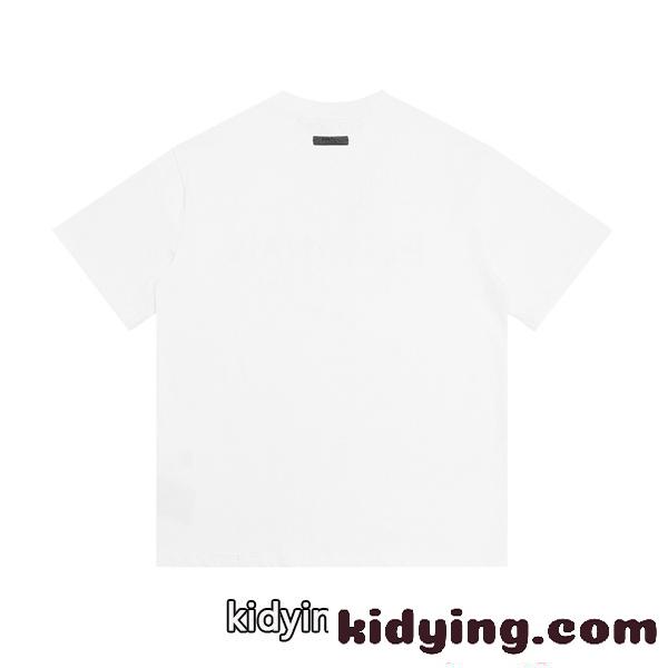 半袖Tシャツ グレー ポイント シンプル ESSENTIALS 爽やか ストリート カジュアル エッセンシャルズ 偽物-3