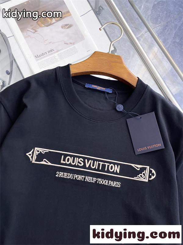 都会派デザイン 半袖Tシャツ メンズ ミニマル LOUIS VUITTON ルイヴィトン コピー-3