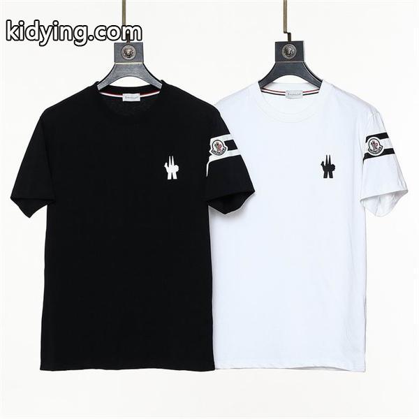数量限定100%新品定番コーデtシャツ半袖グレー黒白ブルーMONCLERスーパーコピー モンクレールストリートスタイル-0