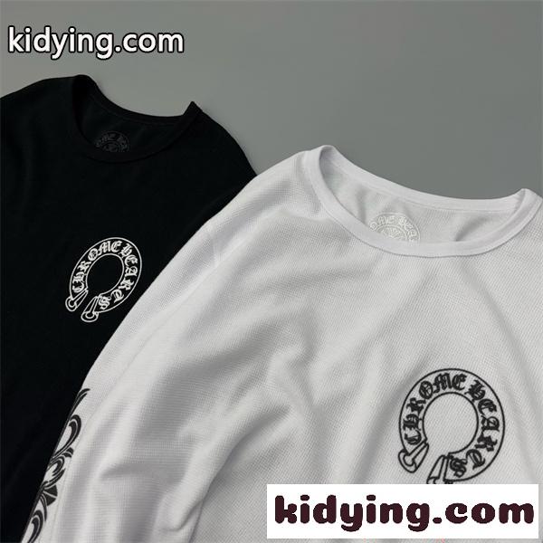 人気♥Chrome Hearts クロムハーツ長袖tシャツスーパーコピー☆サーマル生地男女OK-2