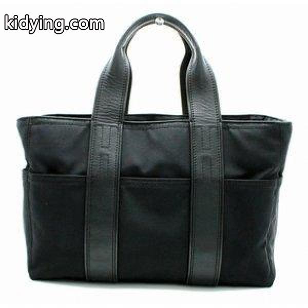 (バッグ)HERMES エルメス アカプルコPM トートバッグ ハンドバッグ ナイロン レザー 黒 ブラック (k) :11671670:Blumin - 通販ショッピング-0
