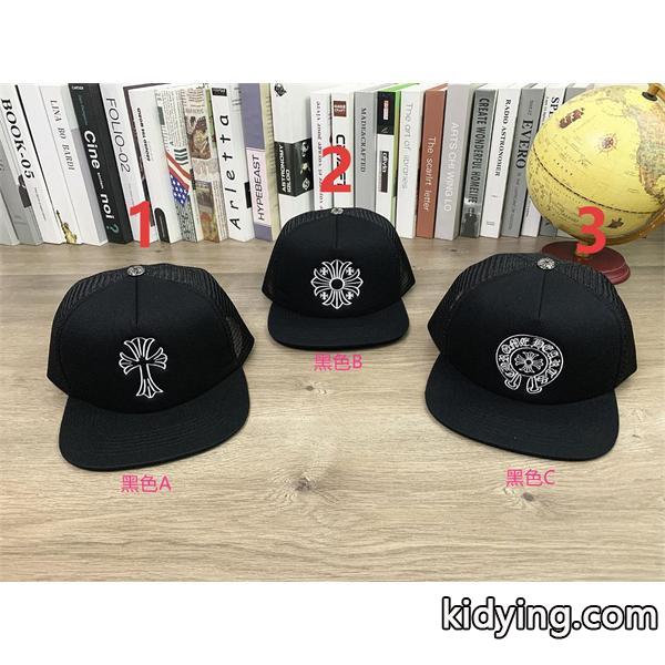 話題 立体クロス刺繍 クロムハーツ Chrome Hearts コピー シンプル 定番 キャップ-1