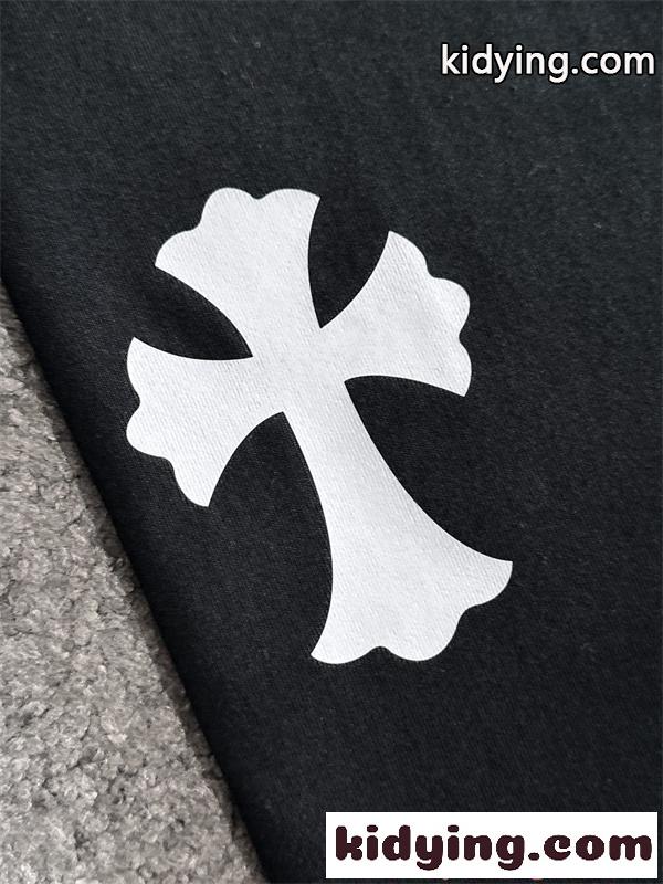 クロムハーツ コピー 定番 ワンポイント CHROME HEARTS ホワイト 半袖 Tシャツ シンプル 洗練-6