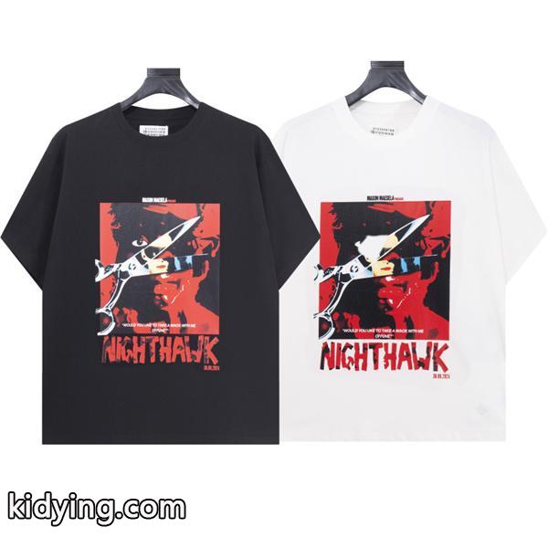 新品！パリ発マルジェラ コピーtシャツロゴプリントT　Maison Margiela-0