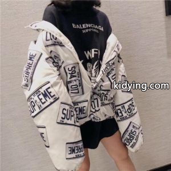 秋のお出かけに最適 Supreme 17FW License Plate Puffy Jacket SUPREME シュプリーム 多色可選 流行っている_ダウンジャケット_メンズファッション_スーパーコピーブランド激安通販 専門店-0