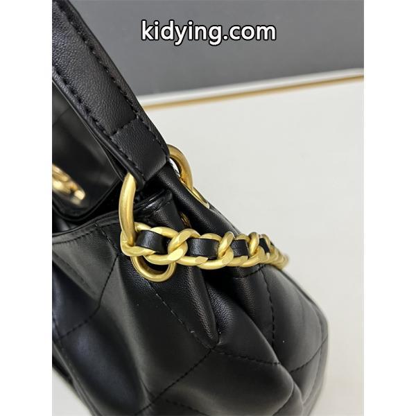 ブラックスエード 菱格チェーン CHANEL シャネル ショルダーバッグ 偽物 1S3268 レディース ヴィンテージ-6