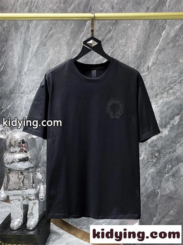 CHROME HEARTS クロムハーツ コピー ビッグクロスエンボス オーバーフィット 半袖Tシャツ-1