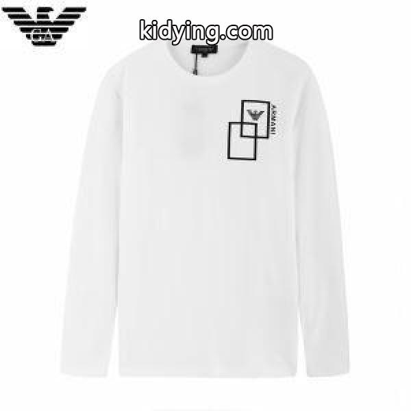 着回し力の高いが魅力 2019年秋冬最新のトレンド アルマーニ ARMANI 長袖Tシャツ 3色可選_アルマーニ ARMANI_ブランド コピー 激安(日本最大級)-0