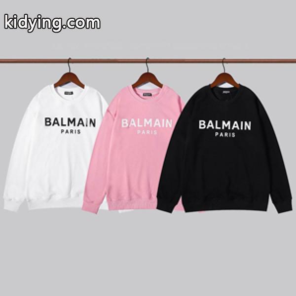 只今セール中BALMAIN バルマン パーカ コピー インナー モノトーンのかわいいバージョン 男女兼用-0
