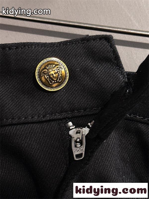メデューサデザイン ラグジュアリースタイル 定番コレクション VERSACE ヴェルサーチ コピー デニムパンツ-6
