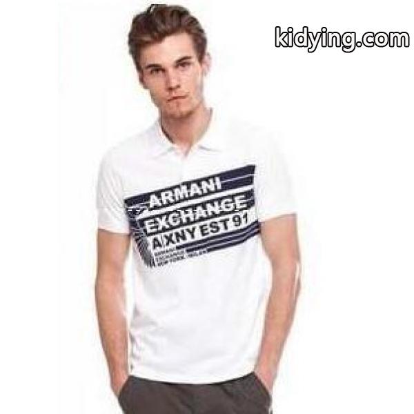 夏に活躍するアルマーニ、Armaniの2色選択可能の男性半袖Tシャツ_アルマーニ ARMANI_ブランド コピー 激安(日本最大級)-0