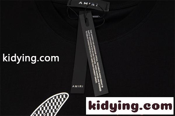 AMIRI モノトーン アミリ コピー 半袖Tシャツ シンプル 高見え カジュアル 2026新作コーデ-7