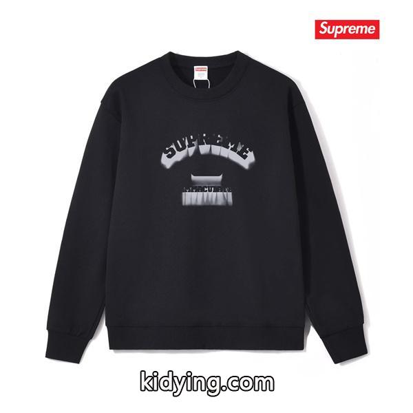 SUPREME シュプリーム コピー お洒落 冬仕様 ホワイト 即完 ロゴ スウェット-0