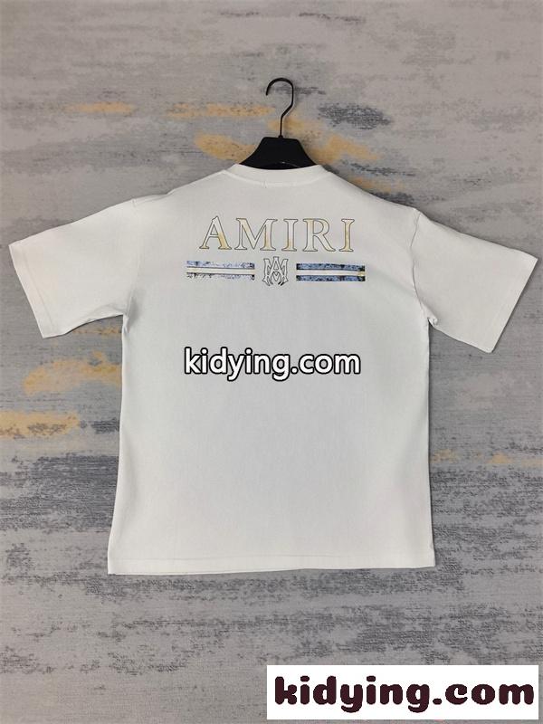 AMIRI モノトーン アミリ コピー 半袖Tシャツ シンプル 高見え カジュアル 2026新作コーデ-2