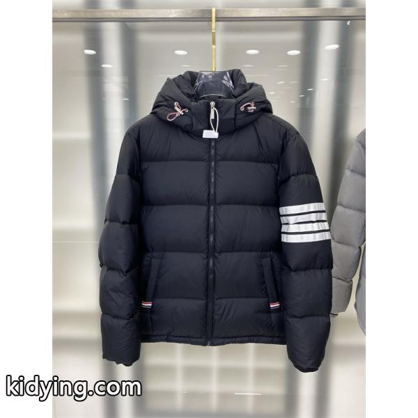 グレー ルーズフィット ダウンジャケット トムブラウン Thom Browne コピー 秋冬リラックスした 人気-2