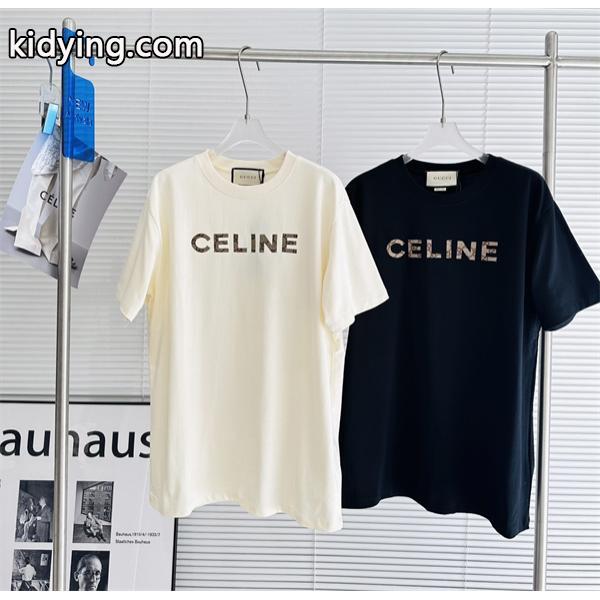 着心地のいいサイズ感 CELINE セリーヌ tシャツスーパーコピー夏絶対見逃せない人気 半袖Tシャツ__ブランド コピー 激安(日本最大級)-0