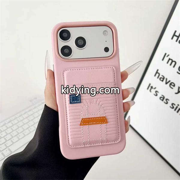 エルメス激安ハウスデザインカード収納iPhoneケースソフトレザーナッパ調仕様-3