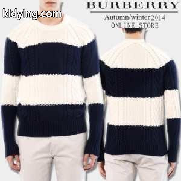 美品！ 2014秋冬 BURBERRY バーバリー ウール セーター  2色可選_ジャケット パーカー セーター コート_メンズファッション_スーパーコピーブランド激安通販 専門店-0