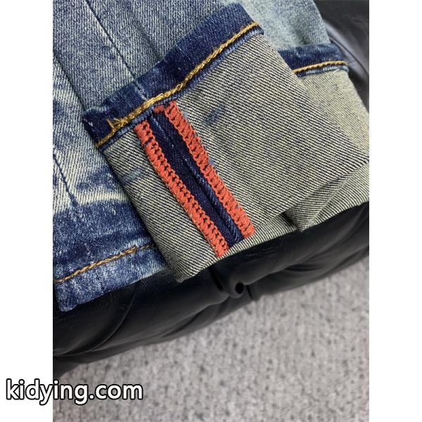 トレンド ヴィンテージ感 色落ち加工 定番 PRADA プラダ コピー デニムパンツ-8
