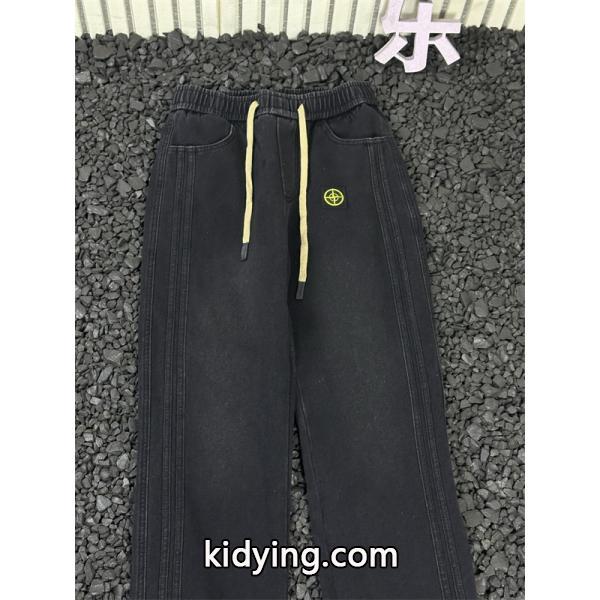 リラックス STONE ISLAND ストーンアイランド コピー デニム イージーパンツ ストレート 落ち感-4