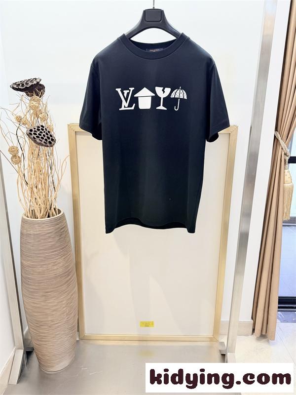 ルイヴィトンtシャツコピー☆2026SS最新作☆ LOUIS VUITTON Marque L.Vuitton Deposeeオシャレ男女兼用-2