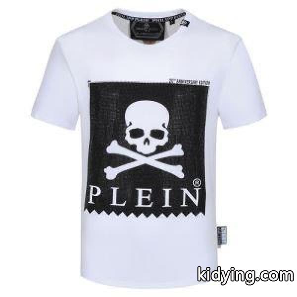 この春夏に出番の多い 2色可選 半袖Tシャツ これからの季節に大活躍 フィリッププレイン PHILIPP PLEIN_フィリッププレイン PHILIPP PLEIN_ブランド コピー 激安(日本最大級)-0