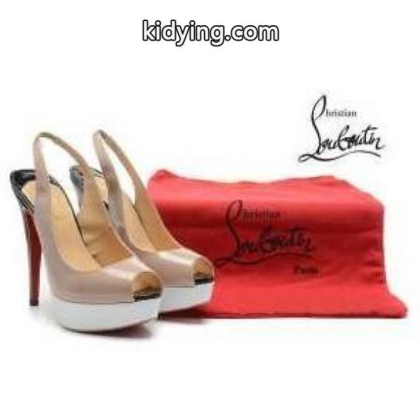 プラットフォーム オープントゥ 甲ストラップ レディース 厚底 クリスチャンルブタン パンプス 新作 CHRISTIAN LOUBOUTIN ピンク X ブラック X ホワイト_クリスチャンルブタン CHRISTIAN LOUBOUTIN_ブランド コピー 激安(日本最大級)-0