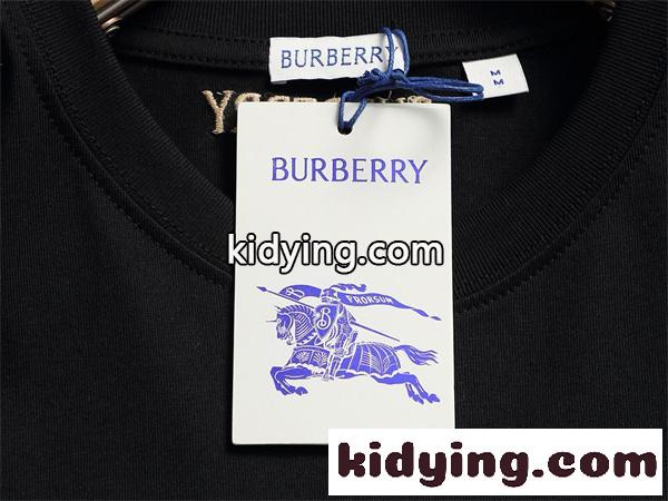 アーバンTシャツ チェックディテール入り ワンポイントデザイン BURBERRY バーバリー コピー Tシャツ 都会的ベーシック-5