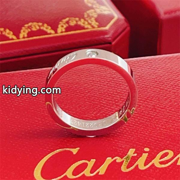 ペア対応 クラシックライン シンプル装飾 リング 定番 Cartier カルティエ コピー-4