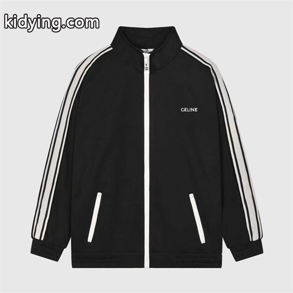 2色展開 CELINEスーパーコピー セリーヌジャケット 薄く軽量化された 男女兼用 大人のクールさがあるスタイリング-0