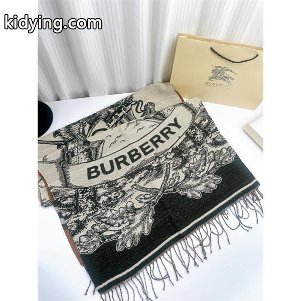 実用 防寒対策 グレー チェック マフラー 落ち着き配色 BURBERRY バーバリー コピー-3